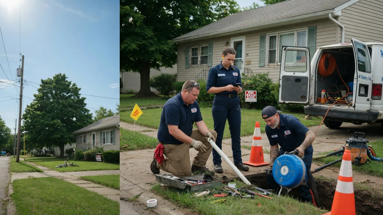 Sewer Line Repair in La Moille, IL near me